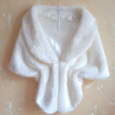 Elegant Warm Foe-Fur Stole Wrap