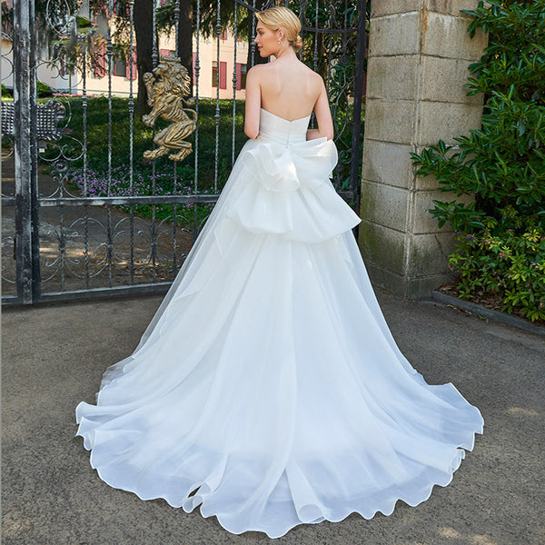 Elegant Strapless Bridal Ballgown