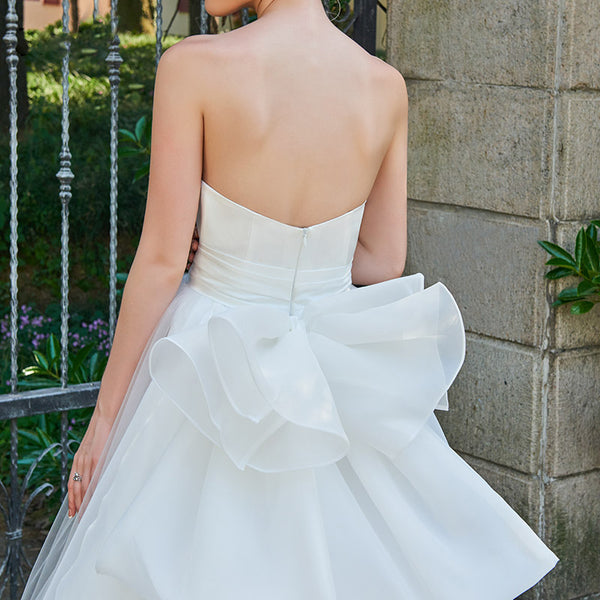 Elegant Strapless Bridal Ballgown