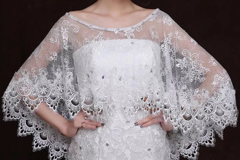 Bridal Lace Shawl Bolero