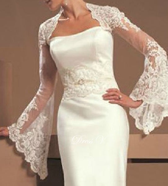 Bell Sleeved Lace Bridal Bolero