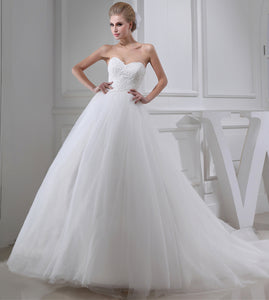 Sweetheart High Waist Wedding Dress