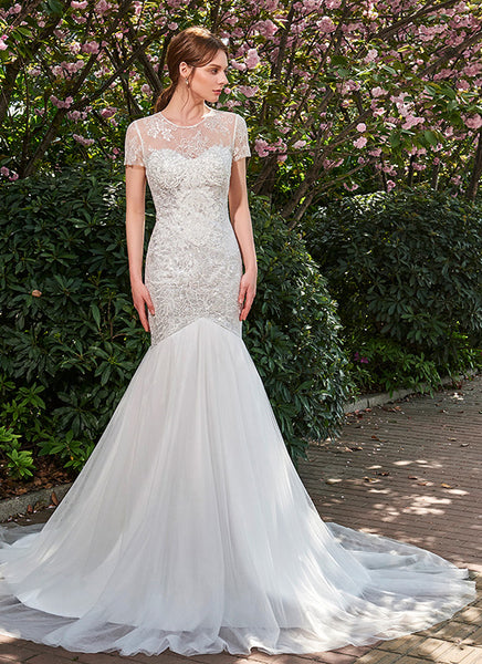 Chic Mermaid Wedding Dress