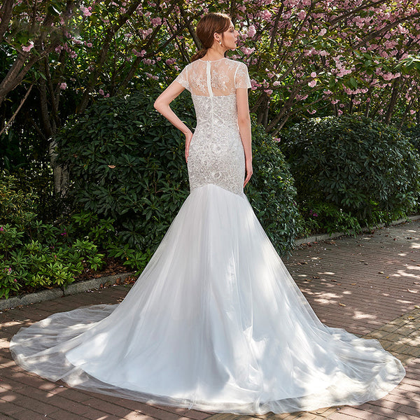 Chic Mermaid Wedding Dress