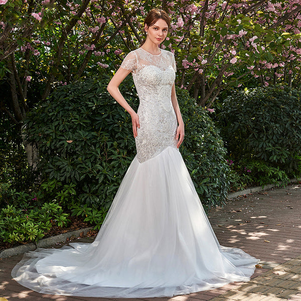 Chic Mermaid Wedding Dress