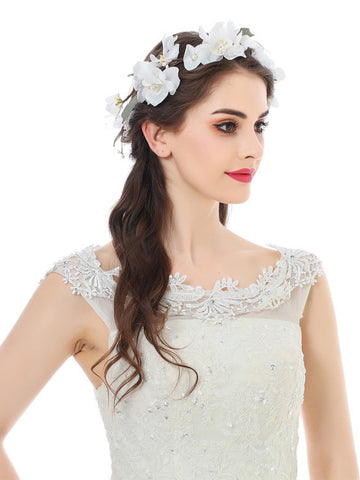 Boho Floral Bridal Wreath