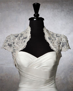 Beaded Lace Wedding Bolero