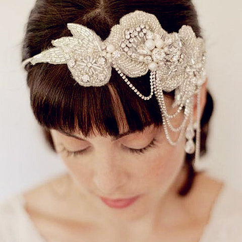 Pearly Beaded  Headband
