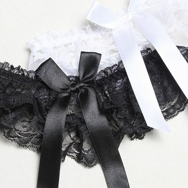 Sexy Lingerie Lace & Ribbon Garter Belt