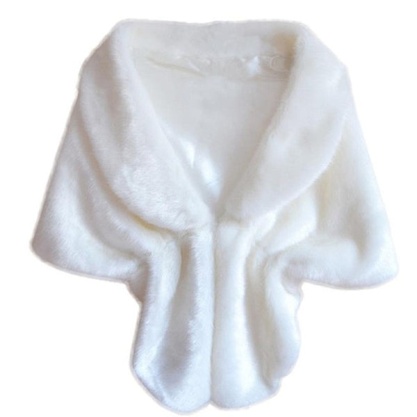 Elegant Warm Foe-Fur Stole Wrap