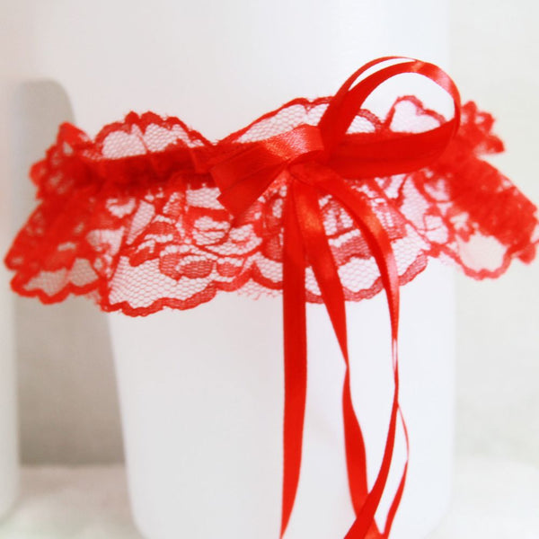Lace Bowknot Bridal Garter Belt