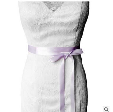 Elegant Embellished Satin Wedding Belt