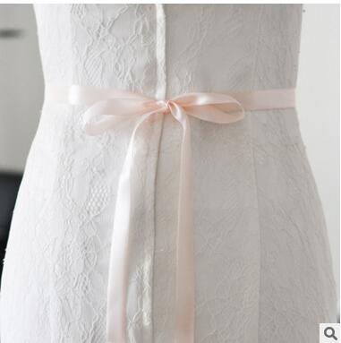Elegant Embellished Satin Wedding Belt