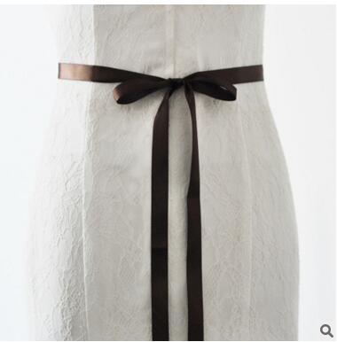 Elegant Embellished Satin Wedding Belt