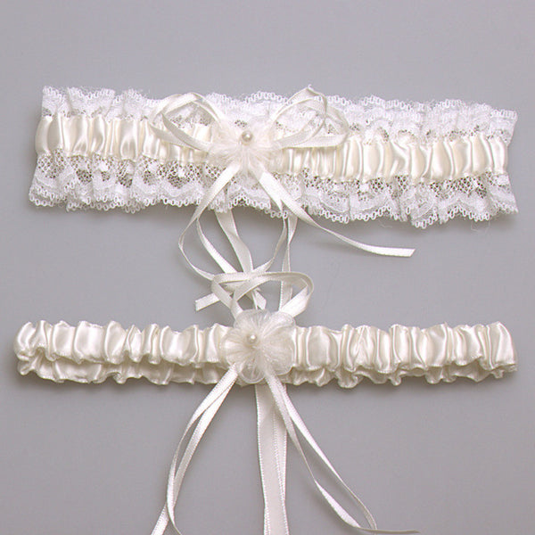 Dainty Bridal Garter Set