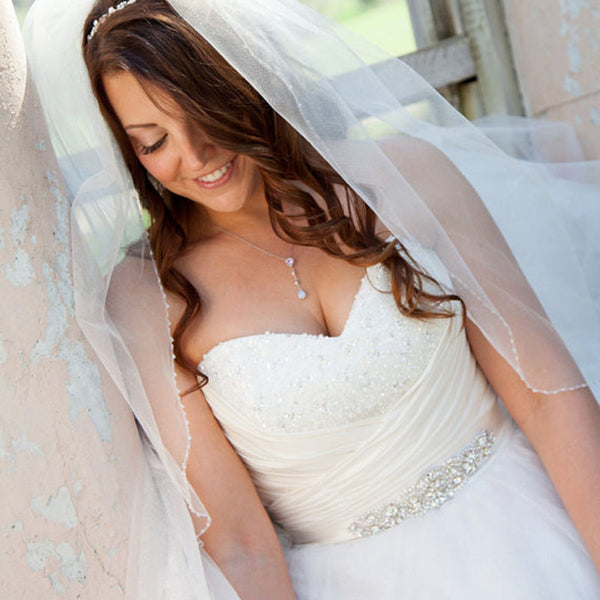 Crystal Bridal Sash Belt