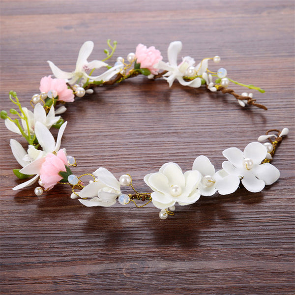Boho Floral Bridal Wreath