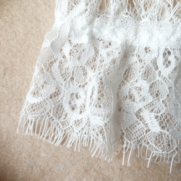 Eyelash Lace Garter Belt
