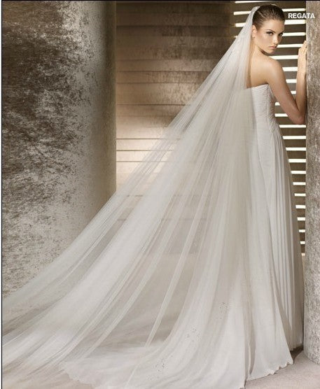 Cut Edge Double Layer 10 Meter Soft Veil