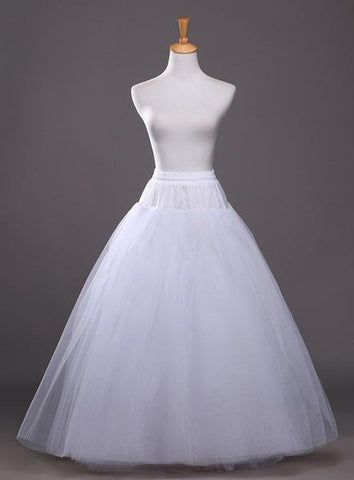 6 layered Bridal Petticoat (No Hoops)