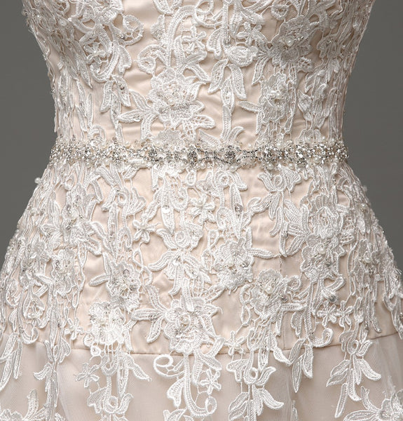 Lace Applique Wedding Dress