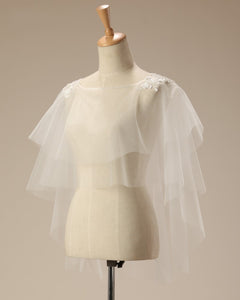 Soft Tulle Bridal Poncho