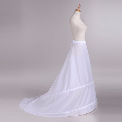 Mermaid Sweep Train 2 x Hoop Petticoat