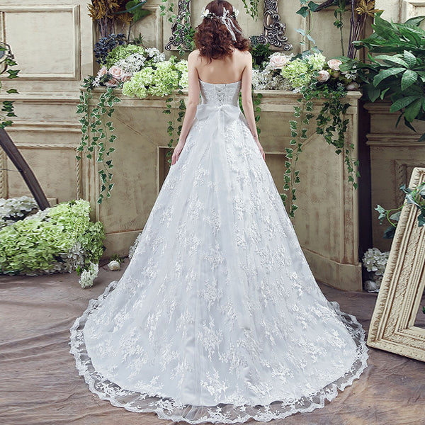 Lace Sweetheart Bridal Ball Gown