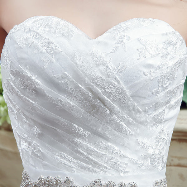 Lace Sweetheart Bridal Ball Gown