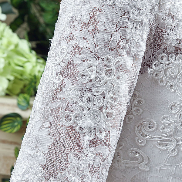 Lace Off-Shoulder Wedding Dress
