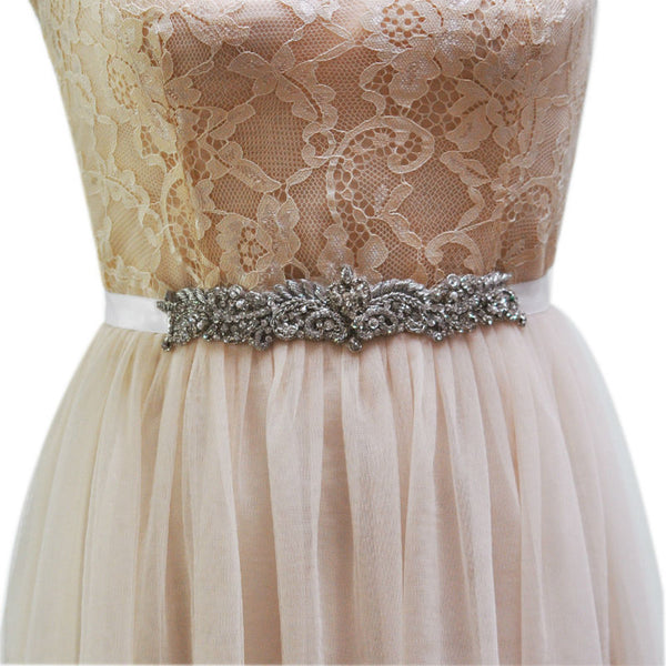 Royal Medal Bridal Sash Belt (Various Colours)