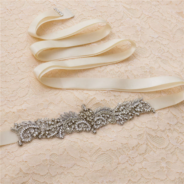 Royal Medal Bridal Sash Belt (Various Colours)