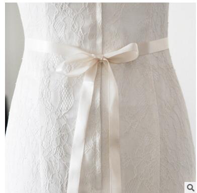 Pearl Accented Bridal Sash Belt